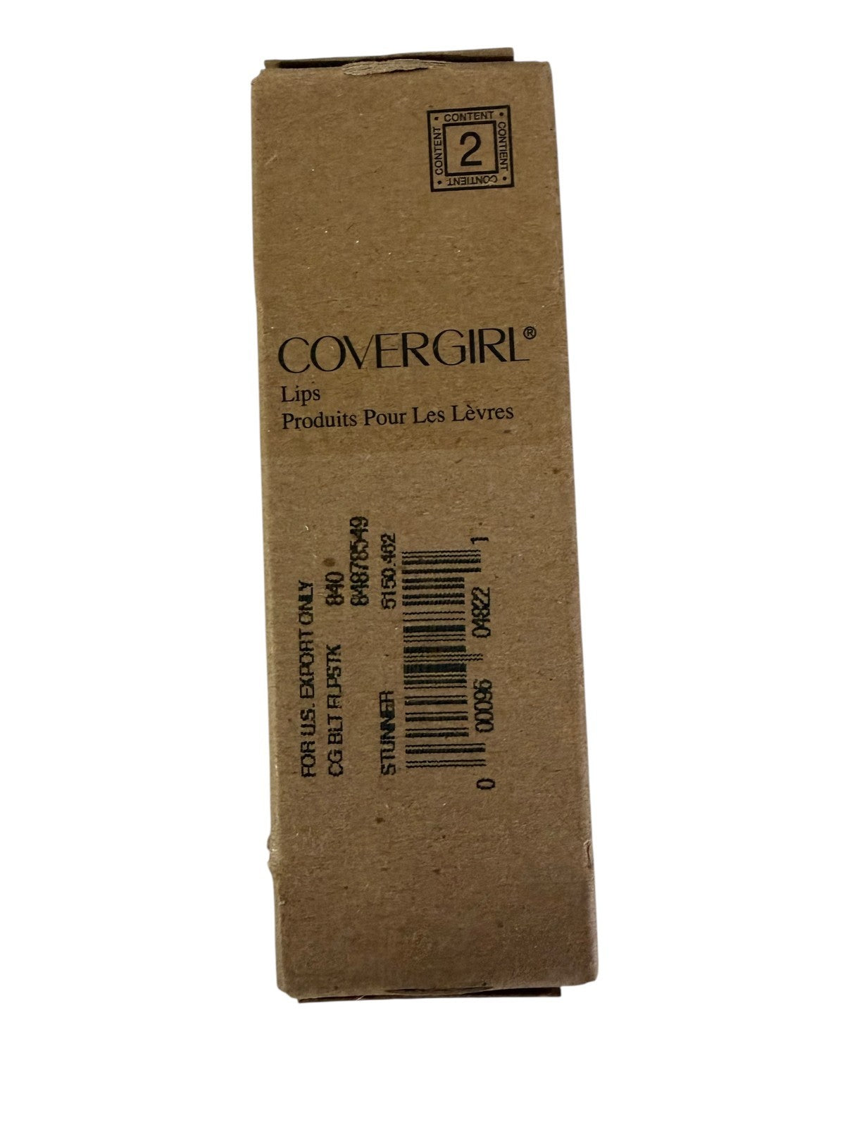 Pack of 2 Lipstick Stunners - COVERGIRL Blastflipstick Lipcolor 840 Sealed