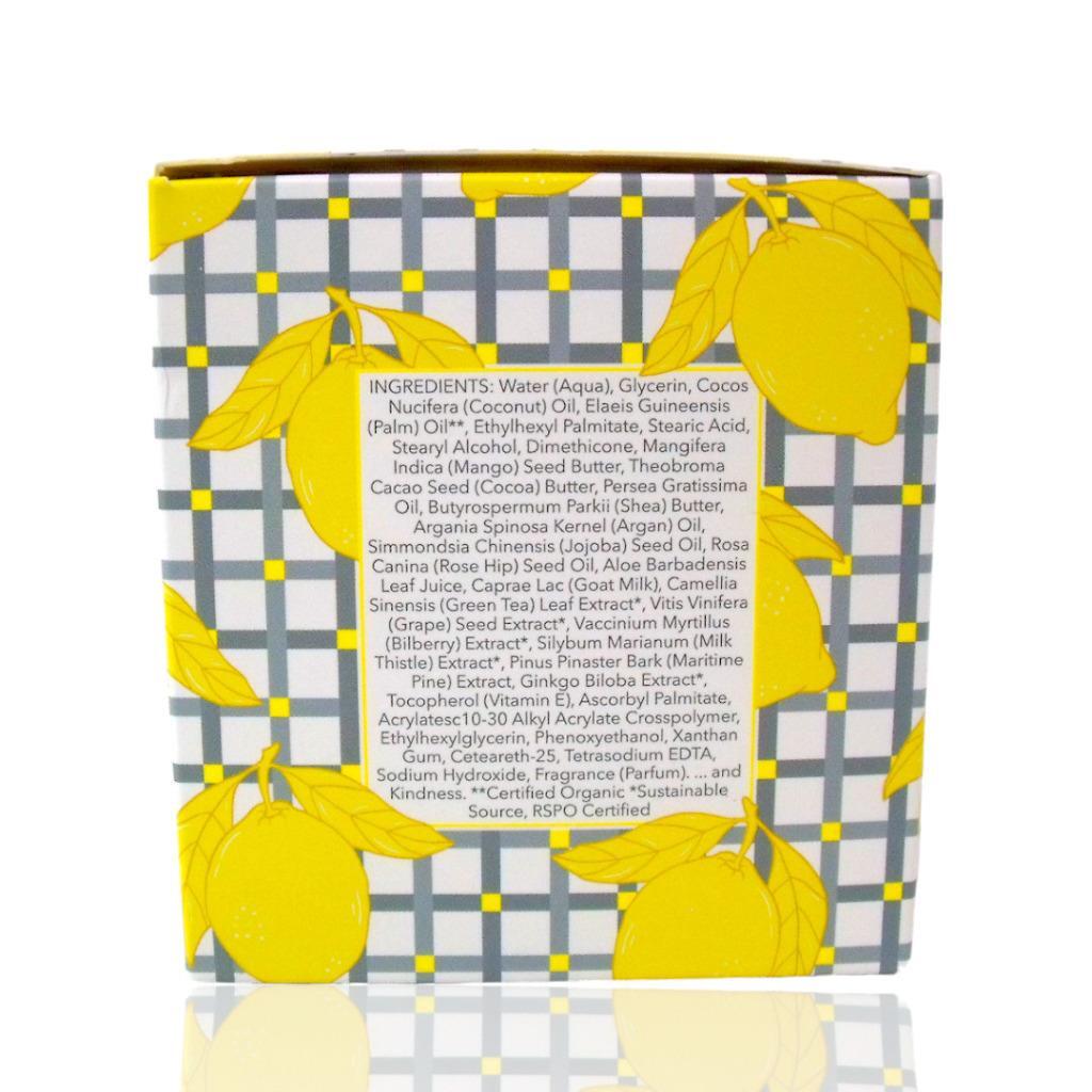 Goat Milk Whipped Body Cream 8oz - Sunshine Lemon