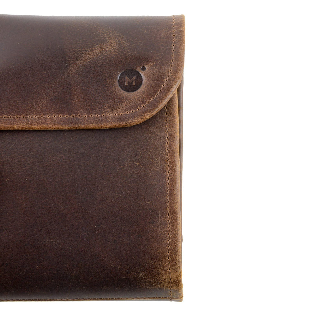 Leather Hanging Toiletry Bag for Men & Women Travel Organizer Dopp Kit