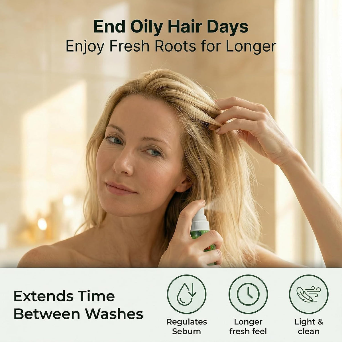 Nettle Extract Hair Tonic for Oil Control & Hair Strengthening - Sebum Regulating Lotion