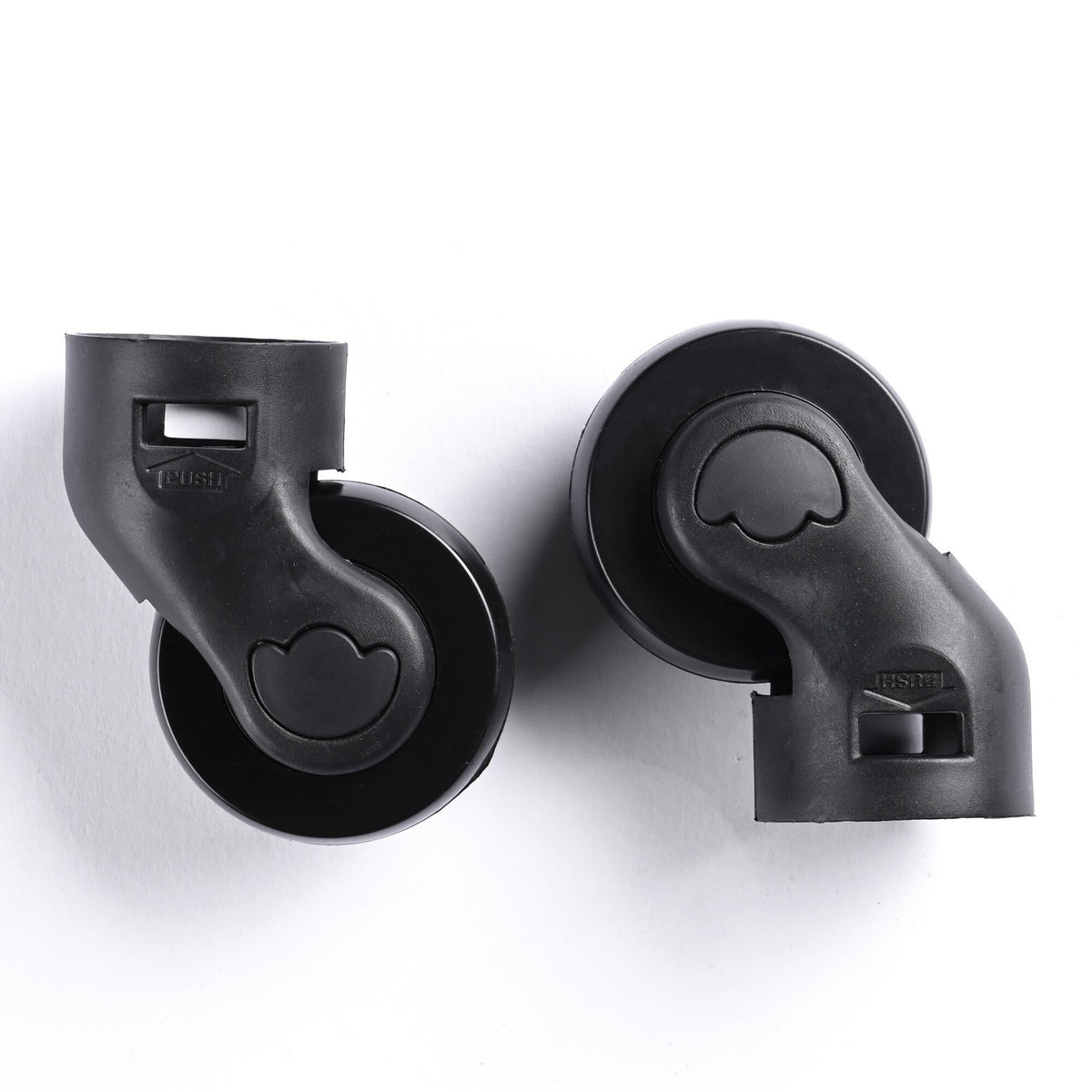2-Inch Swivel Caster Wheels for Makeup Cases - No Locking Brake