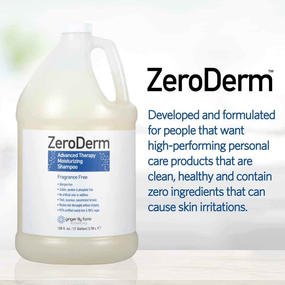 Fragrance-Free Hair Shampoo 128oz - Gentle, Moisturizing, All Hair Types