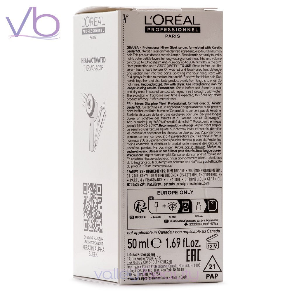 Keratin Hair Serum for Frizz Control & Shine - 50ml