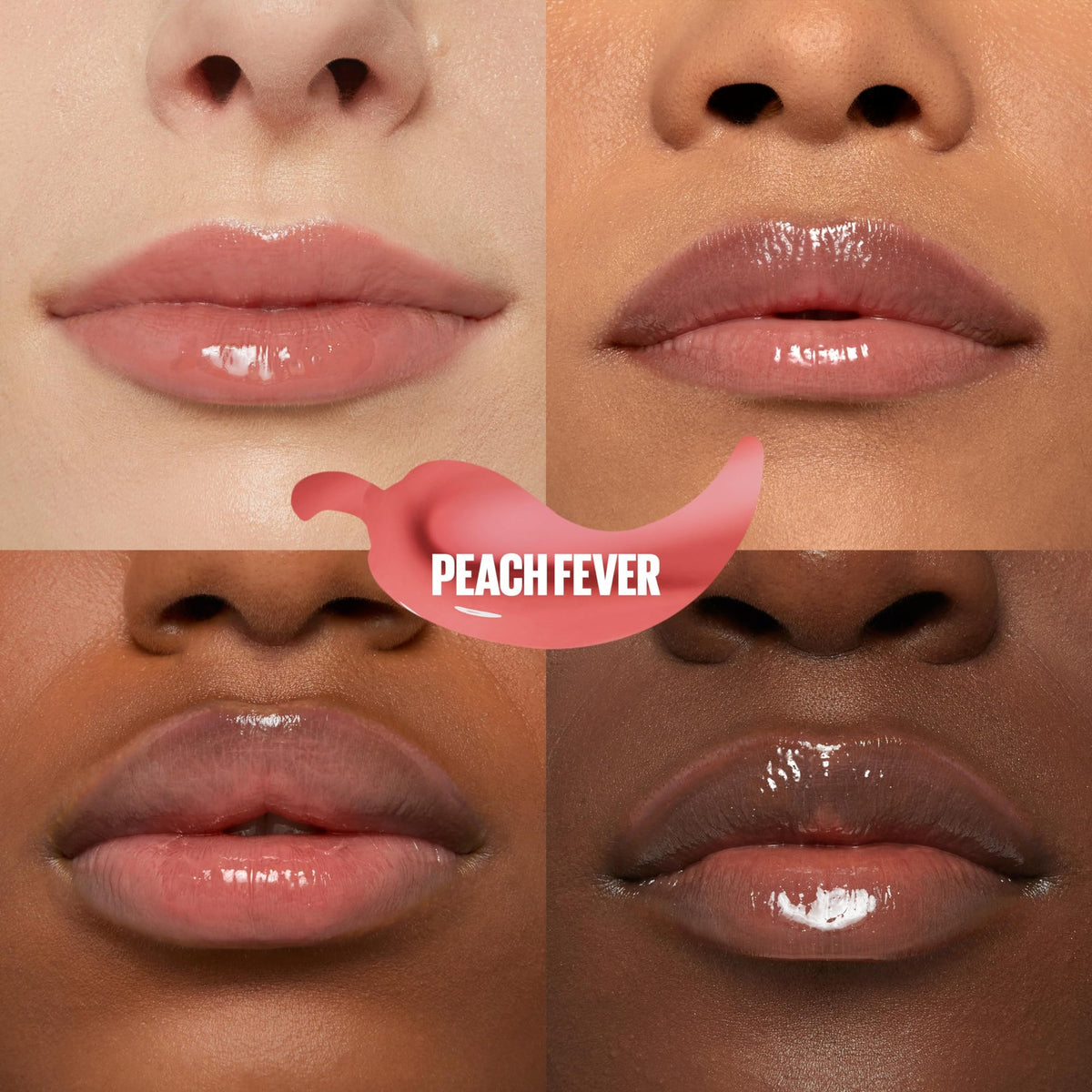 Maybelline Lip Plumper Gloss Peach Fever Intense Heat, 0.18 Fl Oz