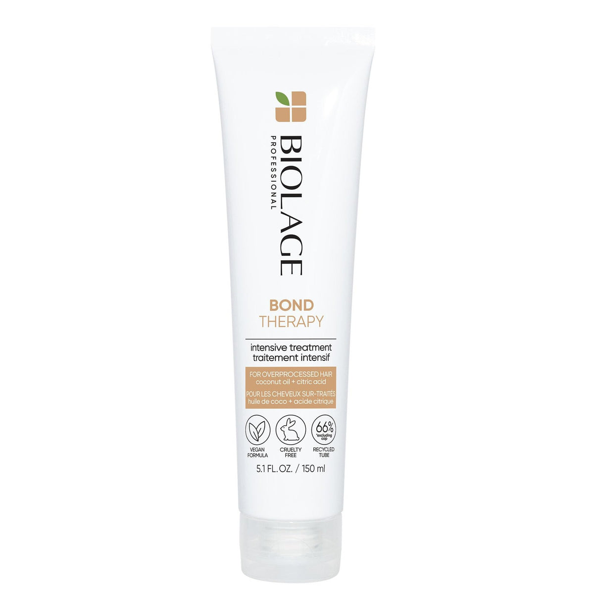 Hair Treatment Mask for Damaged Hair - Vegan Rebuild & Strengthen 5.1 oz