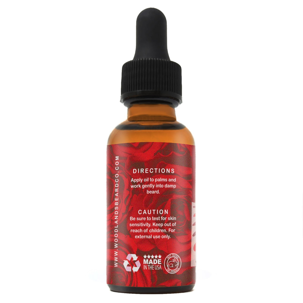 Valentine's Day Beard Oil with Rose Ylang Ylang & Sandalwood - Natural Grooming Oil