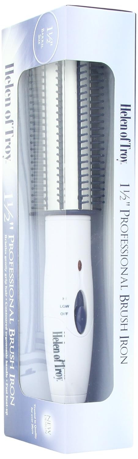 Barrel Curly Hair Brush Iron 1514 1Pack Smoothing High & Low Heat