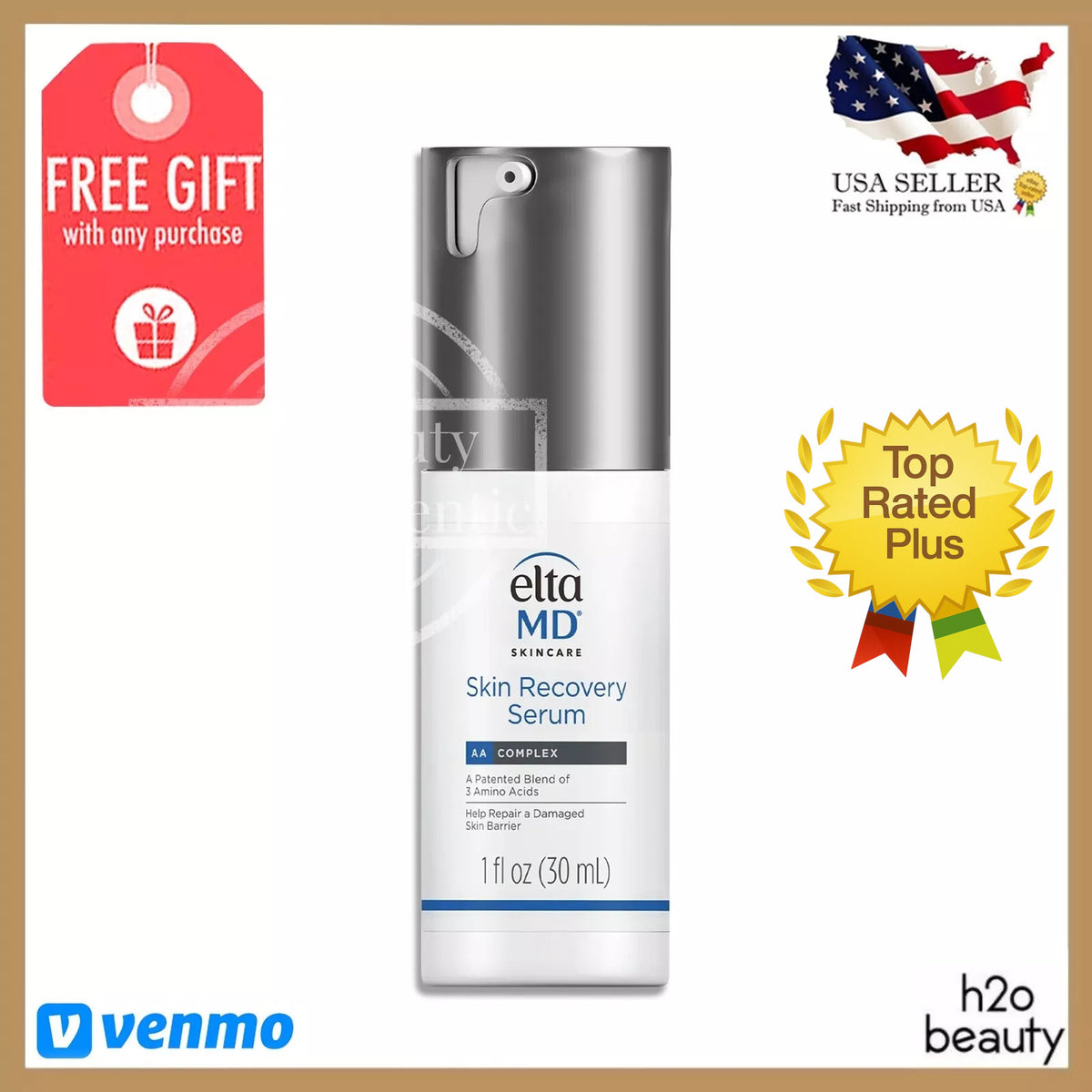 EltaMD Skin Recovery Serum 30ml - Calms Redness & Repairs Skin Barrier