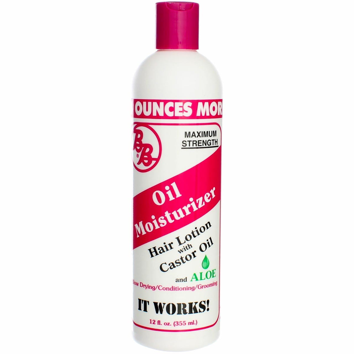 2 Pack Hair Moisturizer with Castor Oil and Aloe - Lightweight Hair Lotion