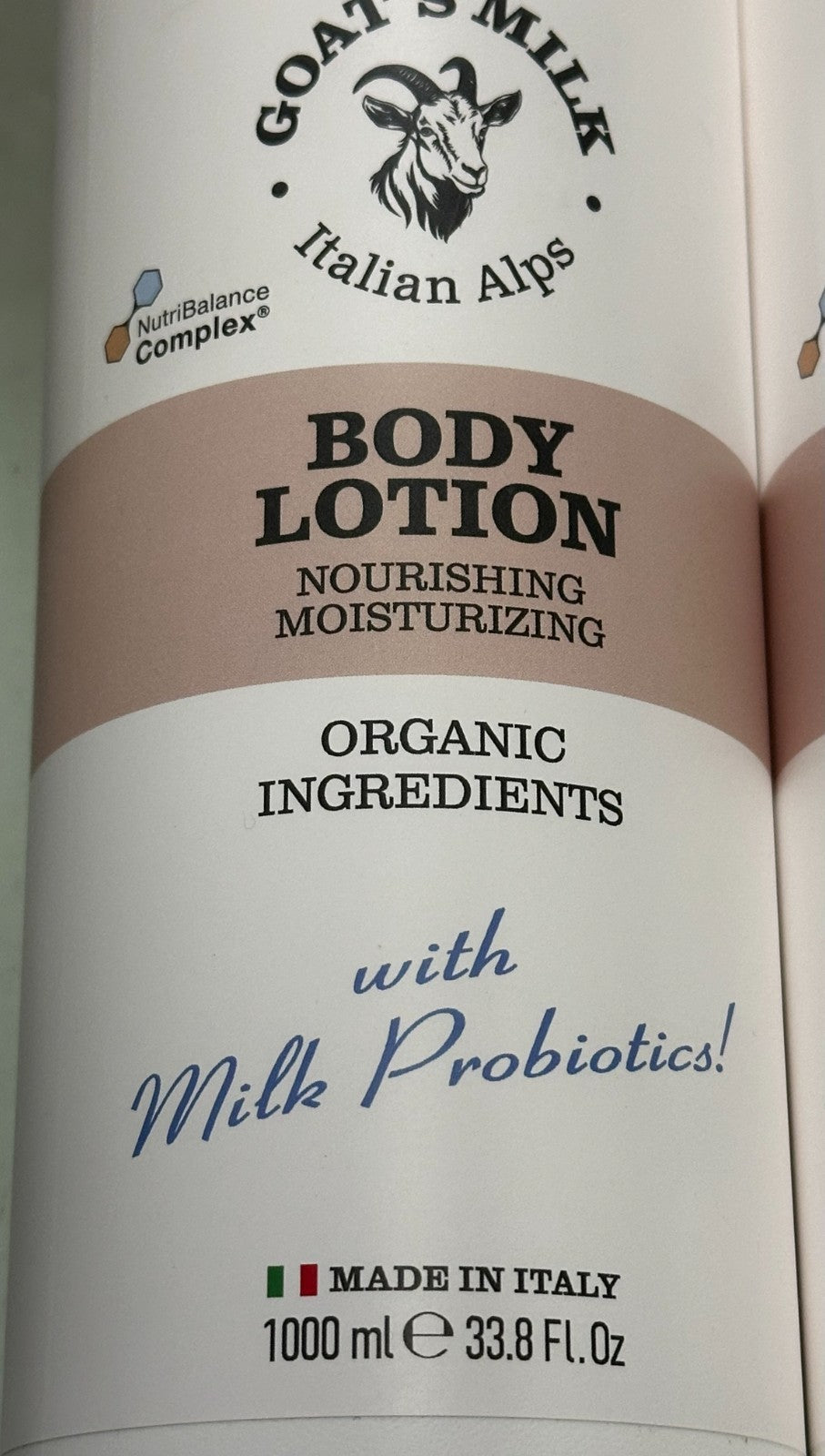 Goat's Milk Body Lotion with Hyaluronic Acid - 2 Pack