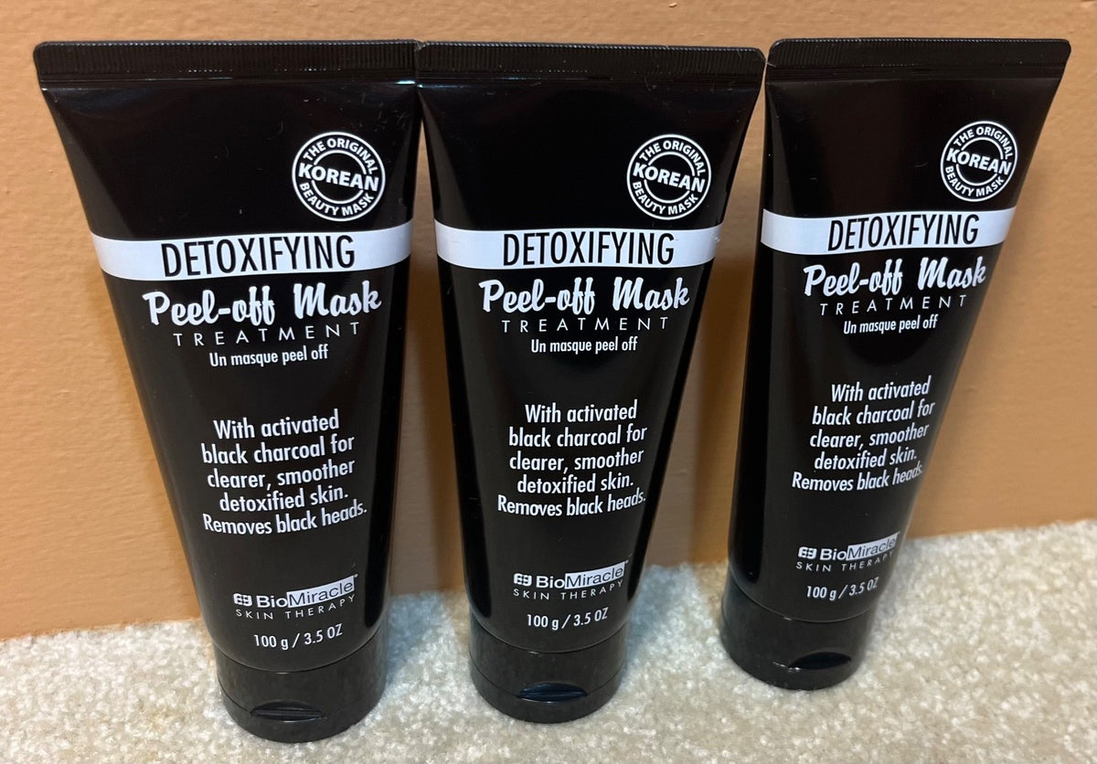 Charcoal Peel-Off Facial Mask 3.5 Oz - Set of 3