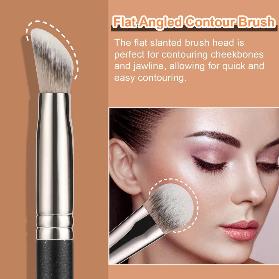 Angled Kabuki Concealer Brush 270S - Under Eye & Contour Makeup Tool