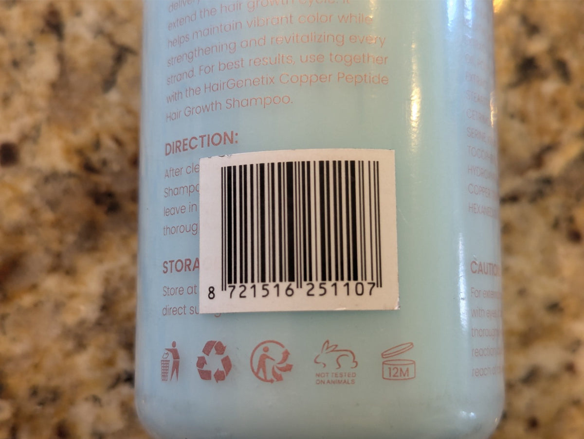 Copper Peptide Hair Growth Conditioner 10.1 fl oz
