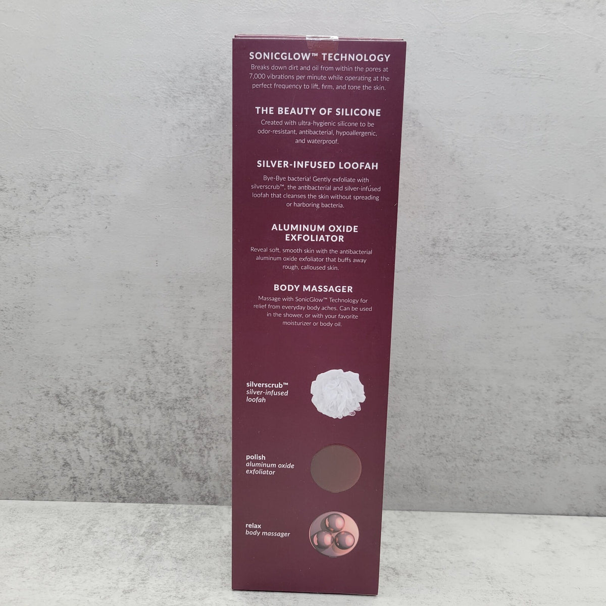 PMD Clean Body Smart Cleansing Device with Silicone Brush - Berry NEW™