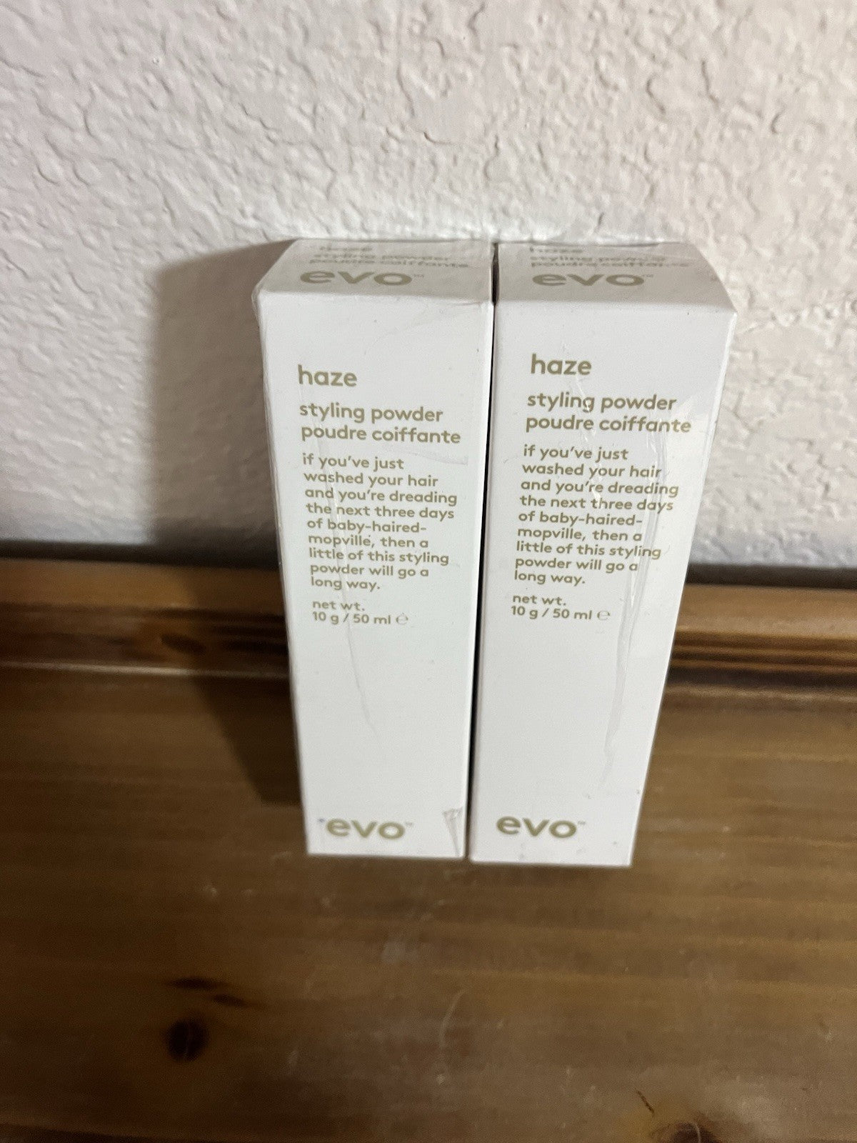 2-Pack Hair Styling Powder for Hair - EVO Haze, 10g/50ml