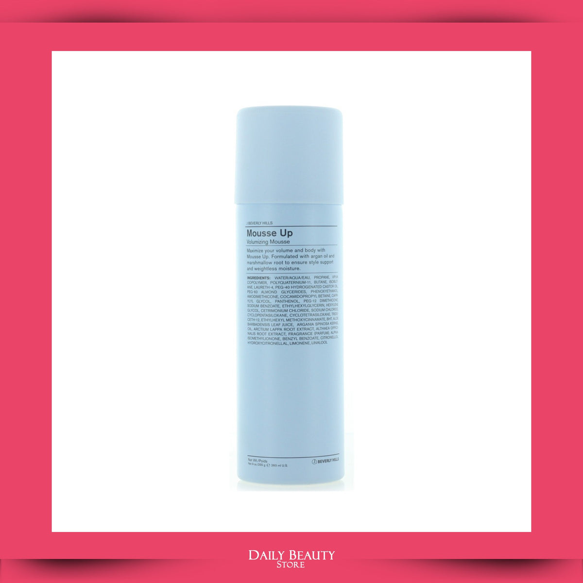 Volumizing Hair Mousse 260ml - Lightweight Style & Shine Enhancer