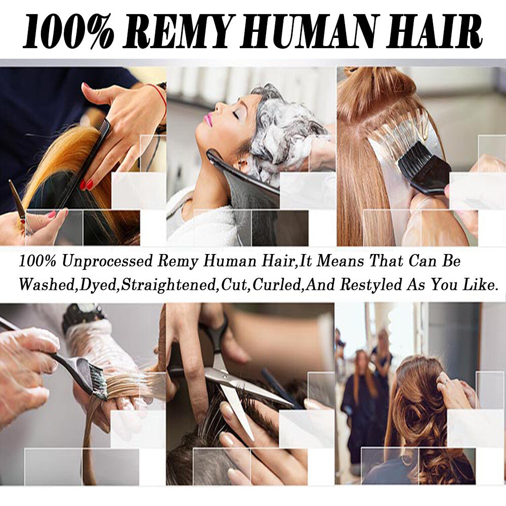 Thick Tape in Remy Human Hair Extensions Invisible Skin Weft Full Head