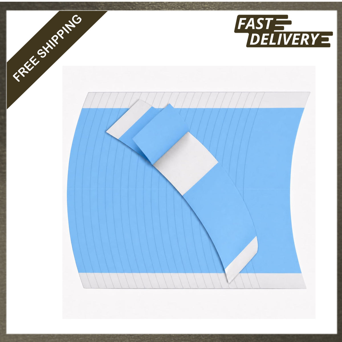 Waterproof Double Sided Wig Tape - Clear Adhesive for Lace Front Wigs 48PCS