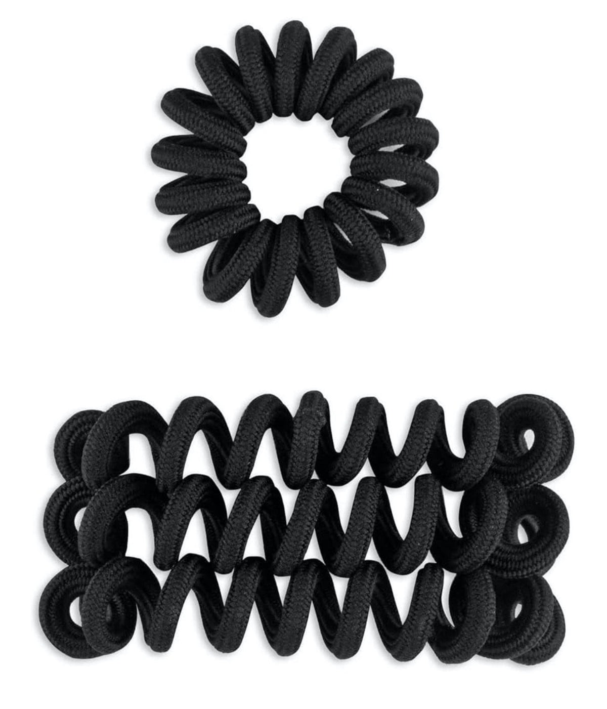 scunci curl Collective no damage Spiral Hairties For curly Hair 4 pack