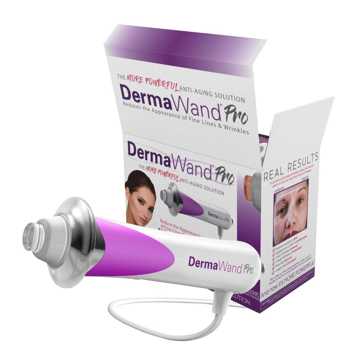 Derma Wand Pro High Frequency Facial Wand for Anti-Aging & Skin Therapy