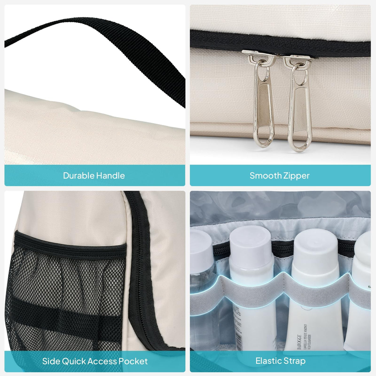 Waterproof Travel Hanging Toiletry & Makeup Organizer Bag for Women Men