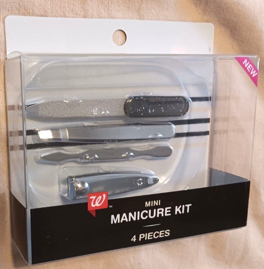 Mini Jade Roller Facial Kit & Manicure Set with Nail Clipper & Tweezers