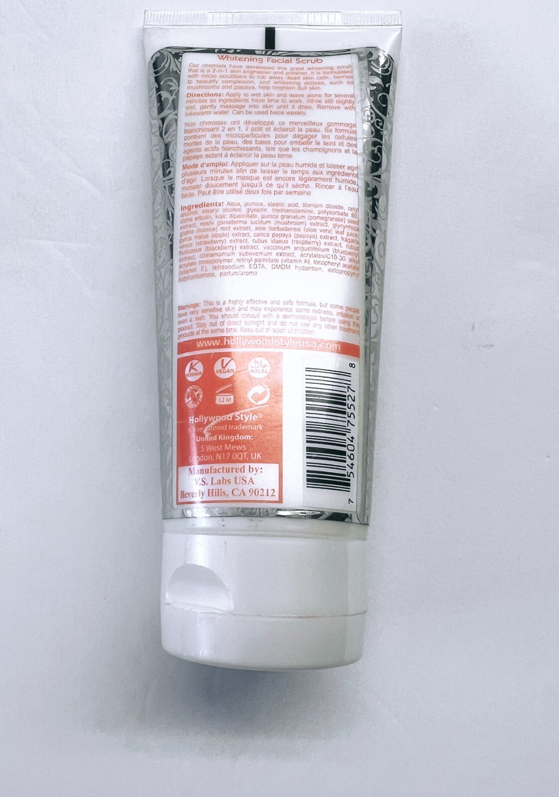 Hollywood Style Whitening Facial Scrub Professional Cleansing 75527