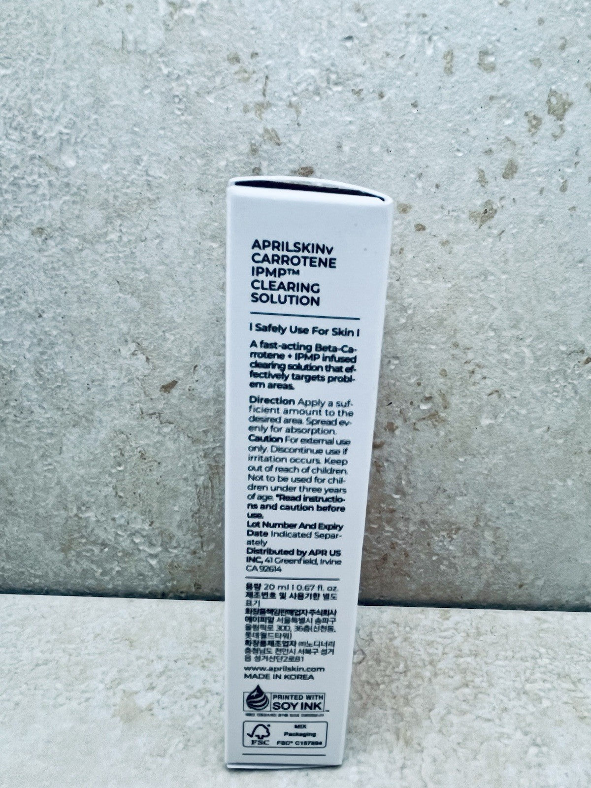 K-Beauty Clearing Solution with Niacinamide & BHA - Blemish & Pore Care, 20ml