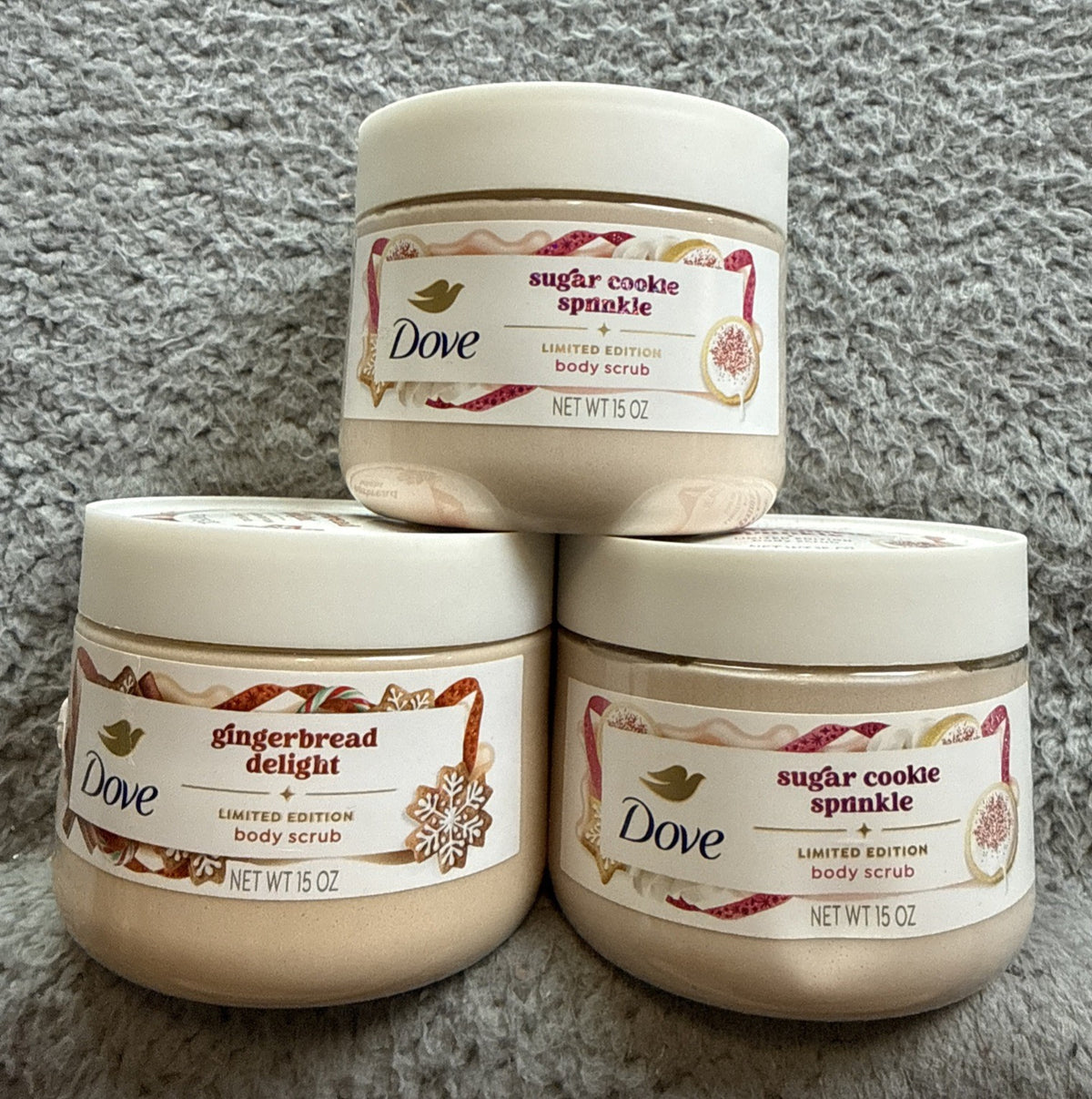 Dove Limited Edition Holiday Treat Body Scrub Sugar Cookie,