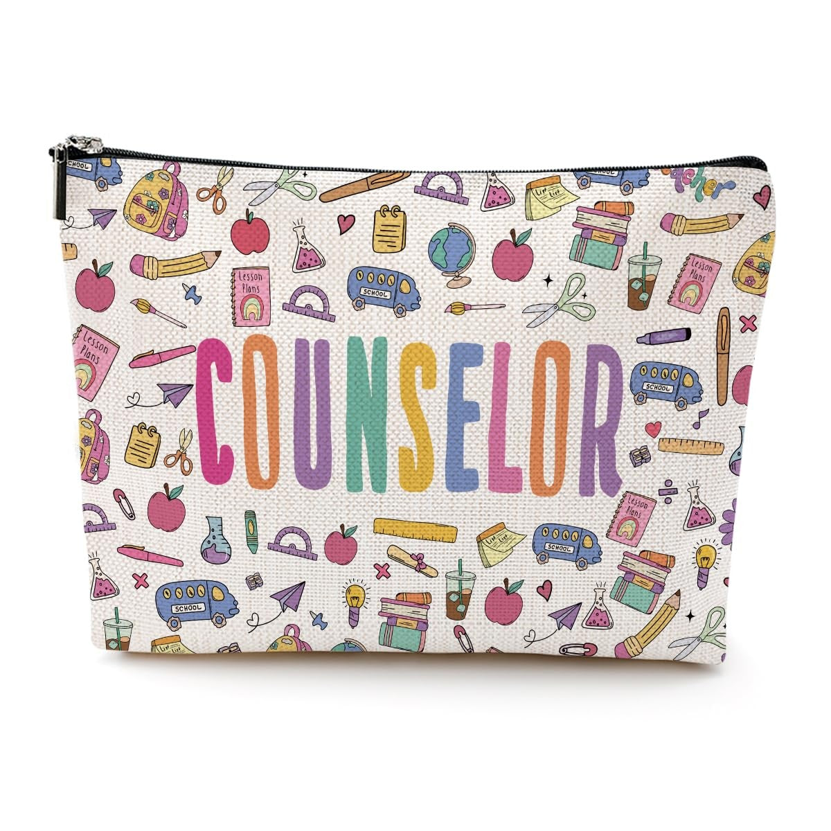 Large Capacity Cosmetic Bag for Makeup & Travel - 9.7x7 Inch, Waterproof Fabric