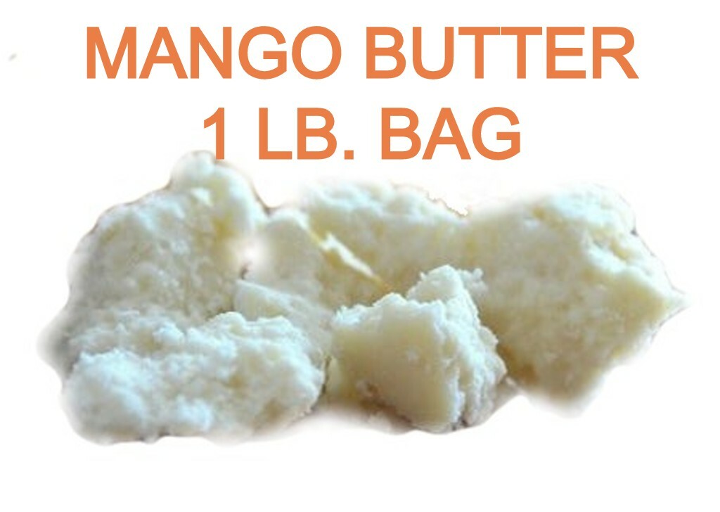 Raw Mango Butter 1 LB - 100% Pure Unrefined Organic