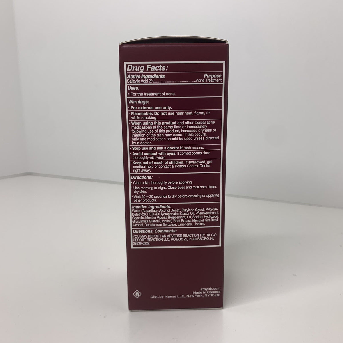 Salicylic Acid Blemish Treatment Mist for Acne-Prone Skin 3.3 oz