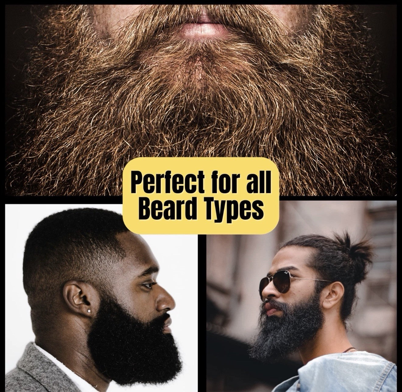 Mini Travel Beard Brush with 100% Boar Bristles - Portable Grooming Tool