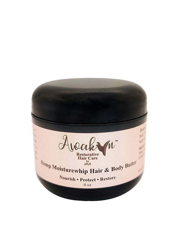 Hemp Moisturewhip Hair & Body Butter - Natural Moisturizer for Hair Skin 4 oz