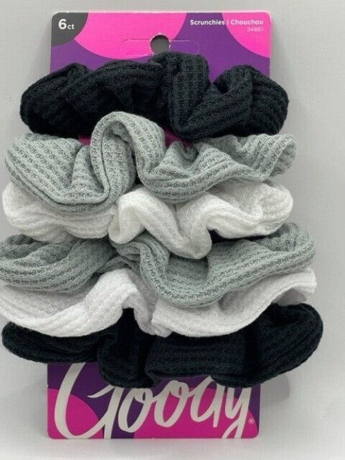 Goody Ouchless Ponytail Holders Black White and Gray