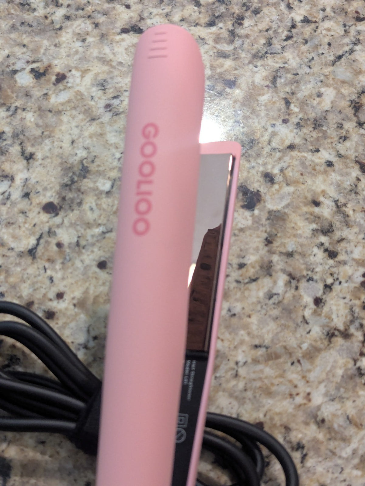 1" Hair Straightening Flat Iron - Pink