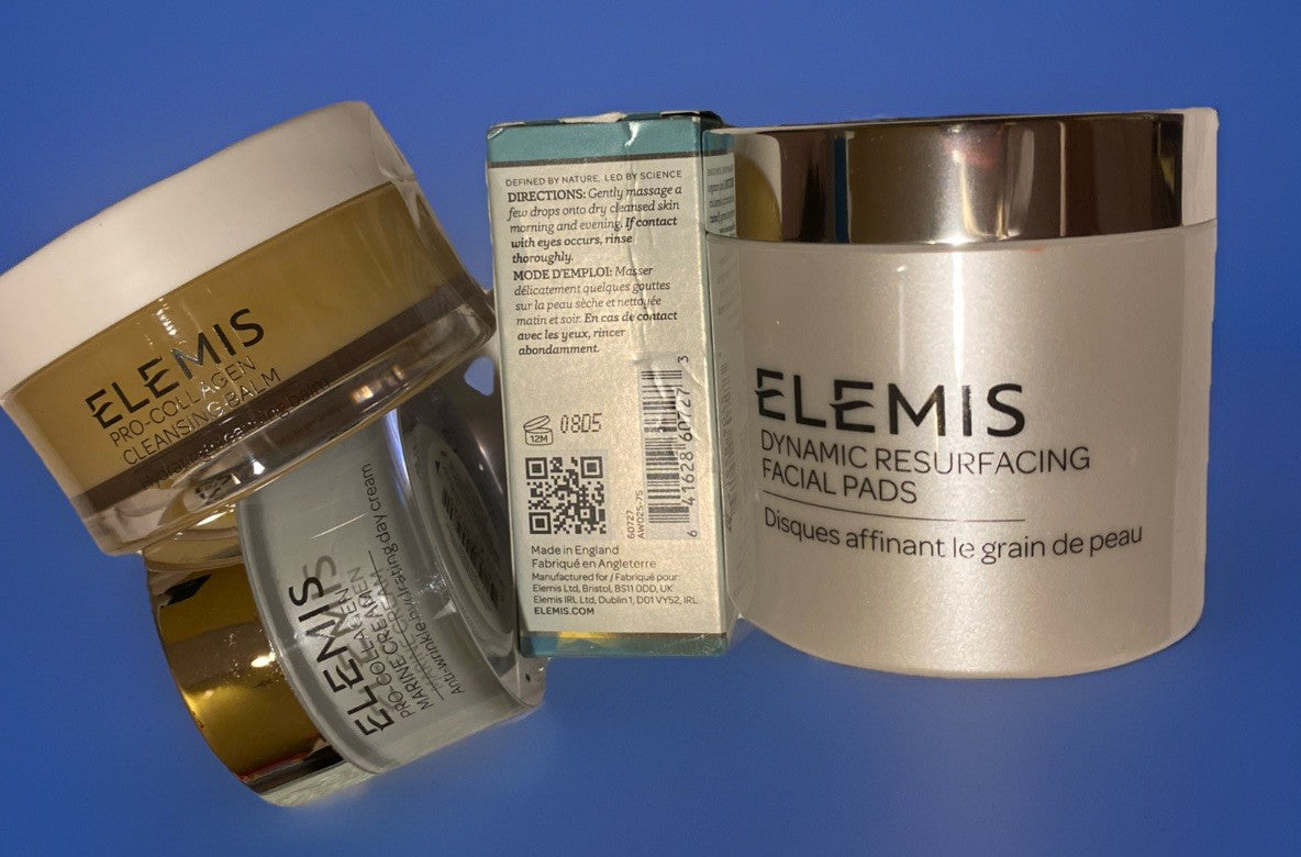 Elemis Cleansing Balm, Marine Cream & Resurfacing Pads Set