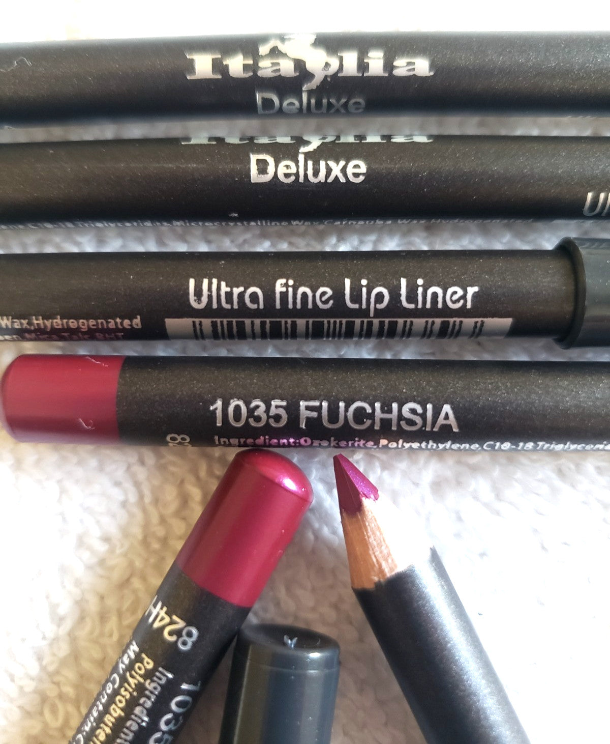 Ultra Fine Lip Liner Pencils - Assorted Colors, Long Lasting, Soft & Smooth