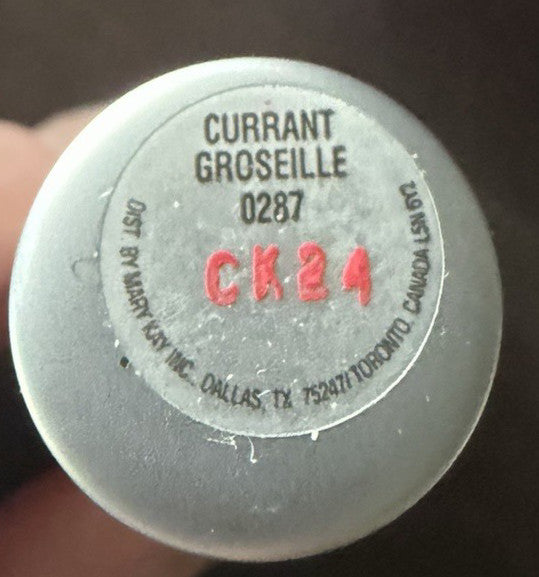 Mary Kay Signature Creme Lipstick Currant 0287 - 0.13 oz New in Box