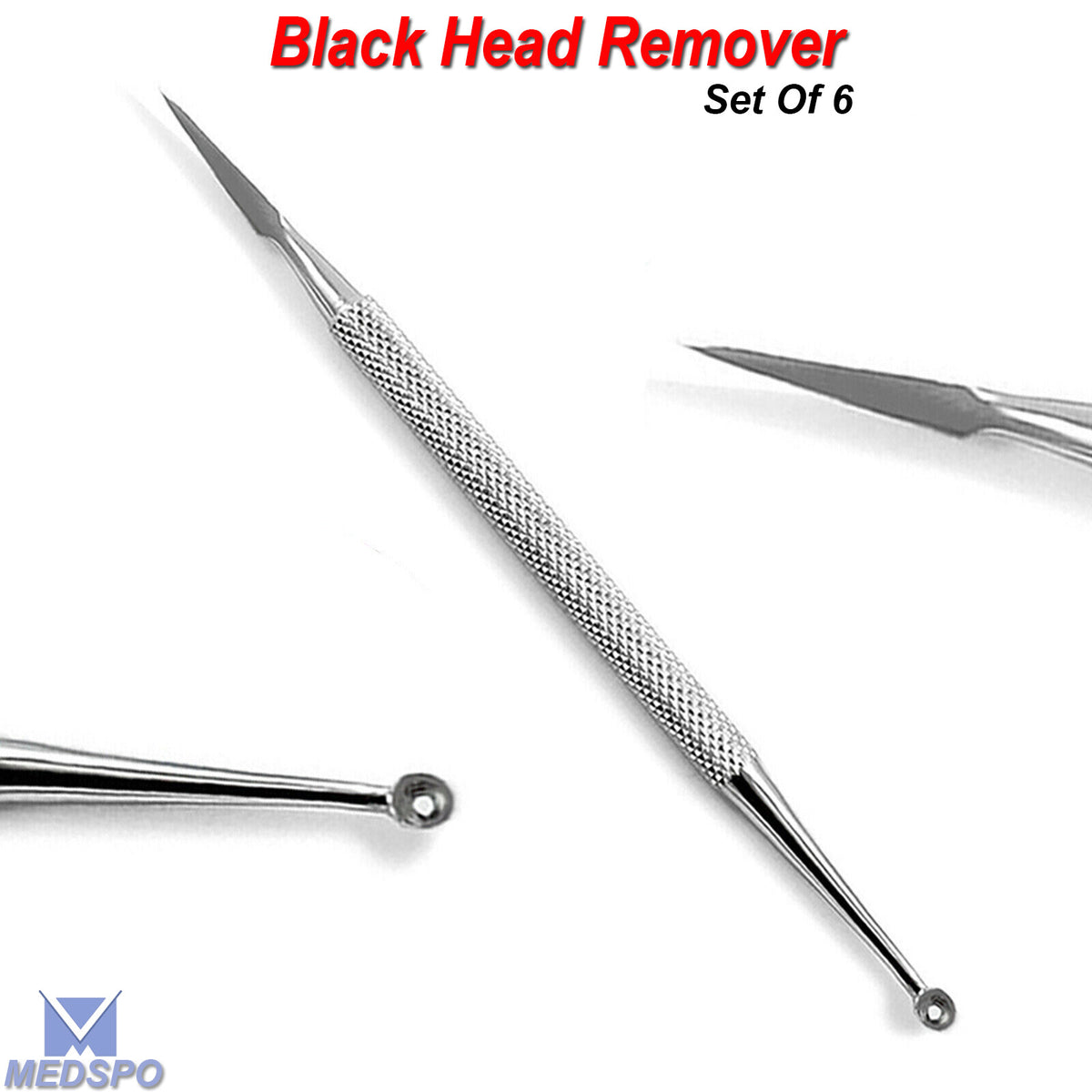 Blackhead Remover Kit - Acne Pimple Blemish Extraction Tools Set