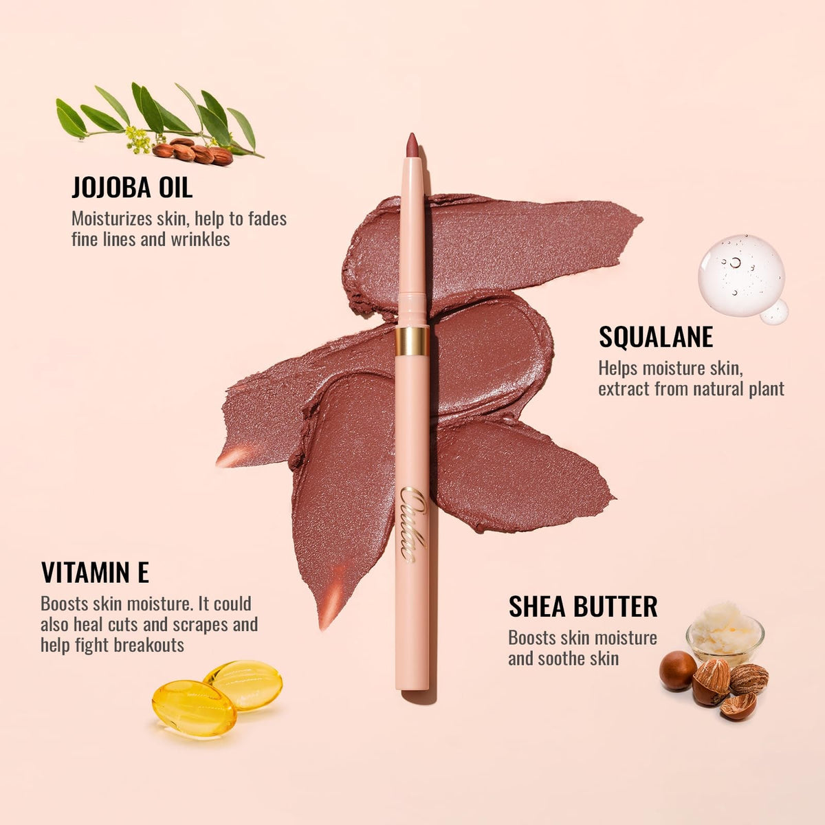 Lip Liner Pencil Waterproof Long-Lasting Lip Makeup Tool - Seductive LL05