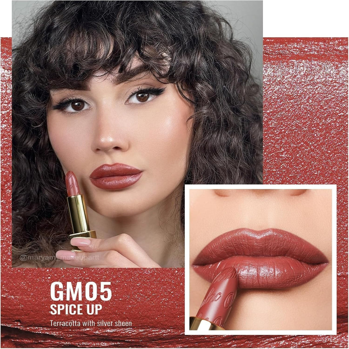 Hydrating Matte Lipstick with Glow Finish - Travel Size, Cruelty-Free