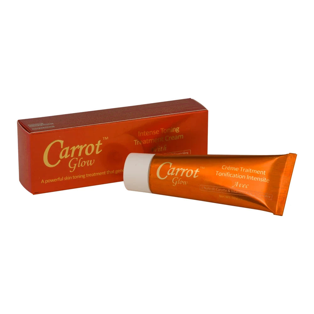 Carrot Glow Intense Skin Toning Cream 1.7 oz - Brightening & Rejuvenating