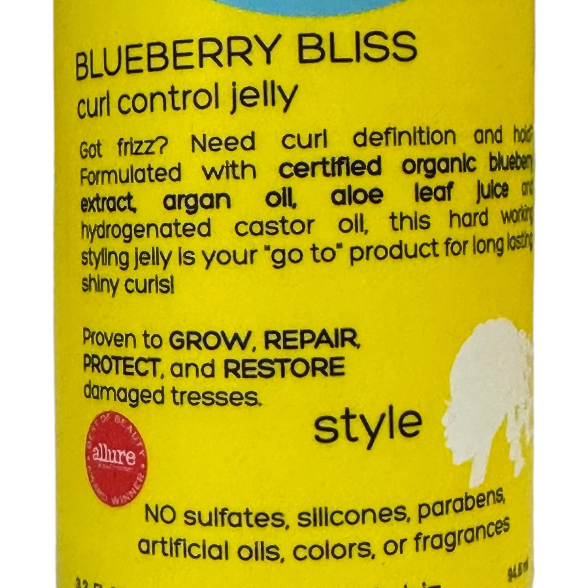 Lot of 4 Curls Blueberry Bliss Reparative Wash Mask Leave In Gel