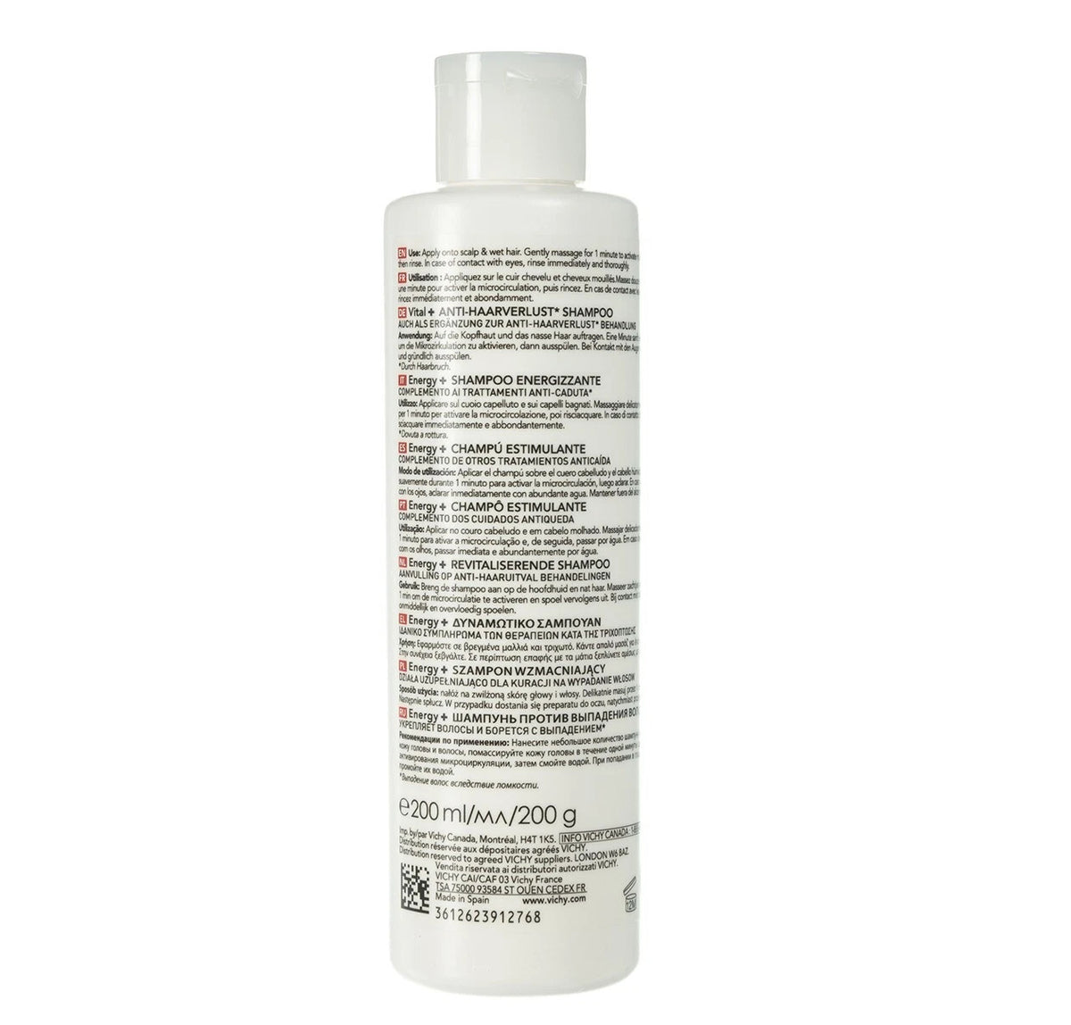 Vichy Dercos Energy+ Stimulating Anti Hair Loss Shampoo 200ml