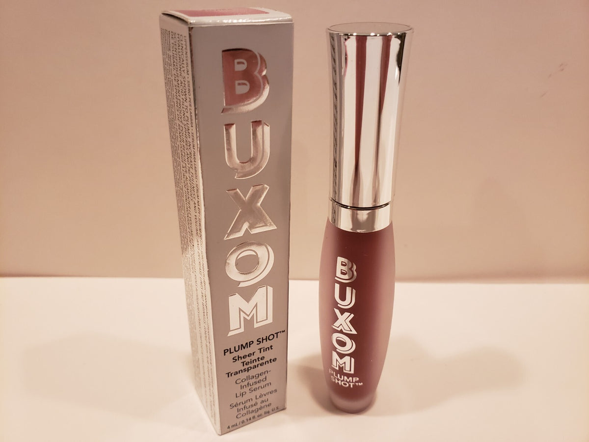 Plump Shot Lip Serum Collagen Infused Sheer Tint - Plum Power 0.14 oz