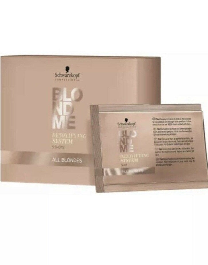 Schwarzkopf BlondMe Detox Shot 5-Pack Hair Detox & Clarifying Treatment