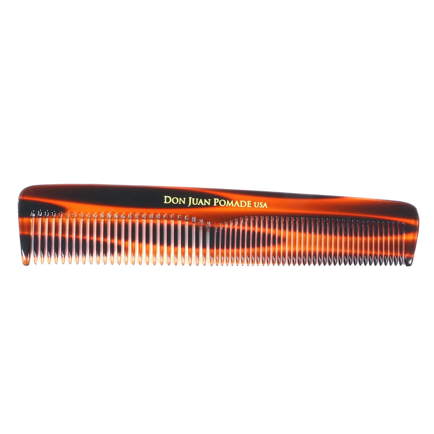 7-Inch Tortoise Graduated Dressing Comb - Handmade Hair Tool