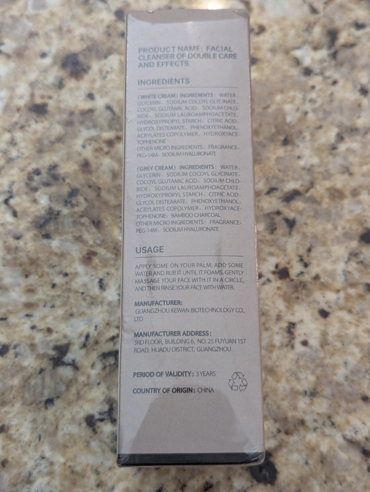 Facial Cleanser Double Care Effects 3.52 oz - Skin Care