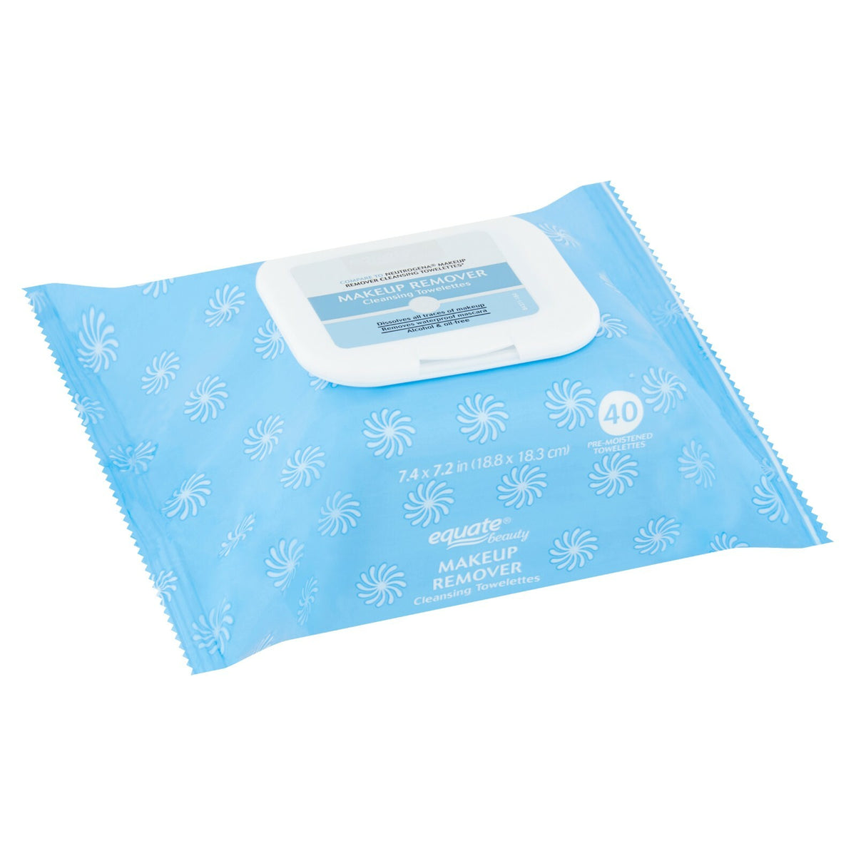 Makeup Remover Cleansing Towelettes Waterproof Eyes - 40 Pre-Moistened Wipes